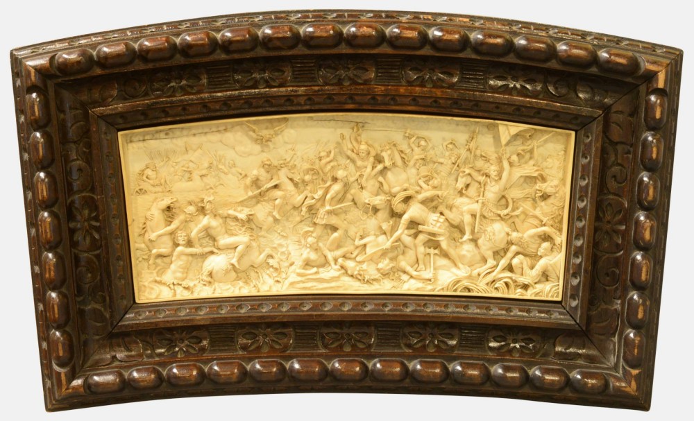 18th Century German Ivory Plaque
