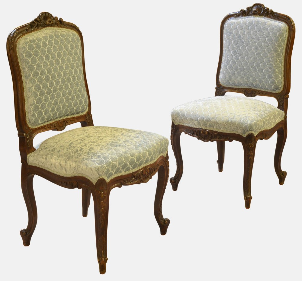 Pair of French Occasional Side Chairs