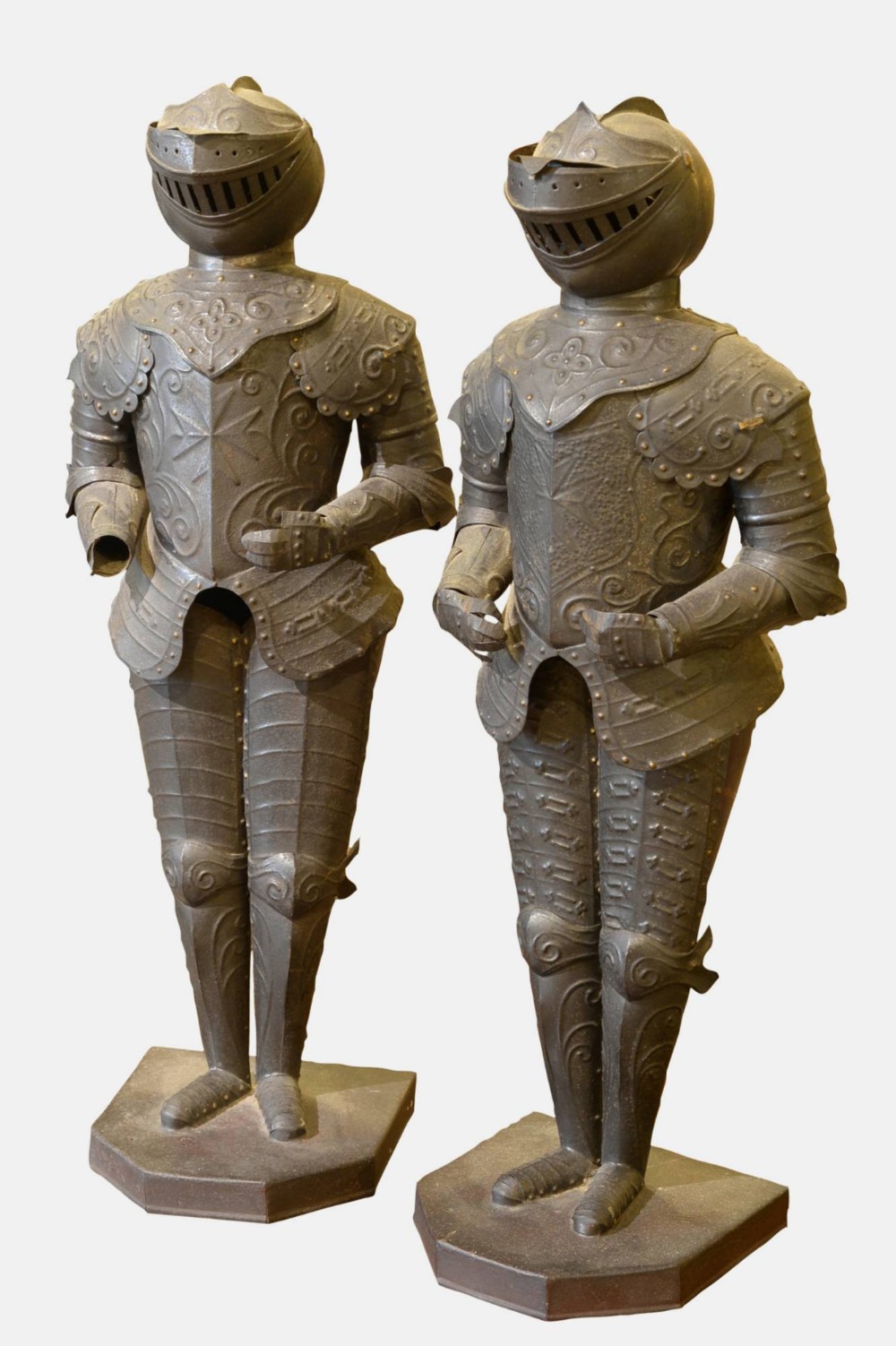 Pair of Miniature Suits of Armour