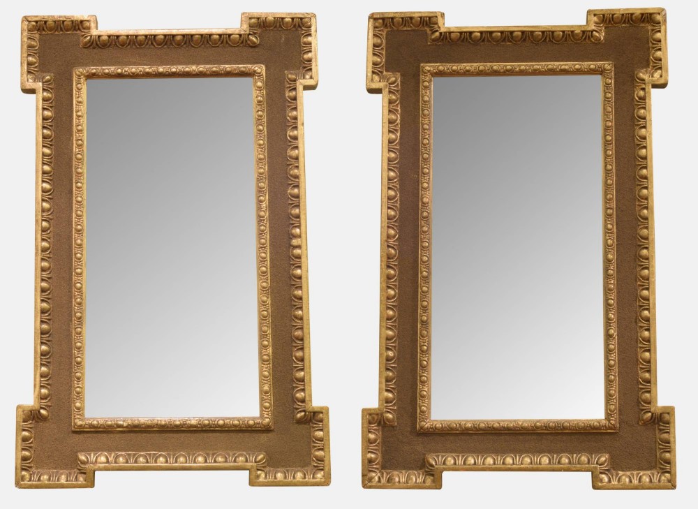 Pair of 19th Century Rectangular Mirrors