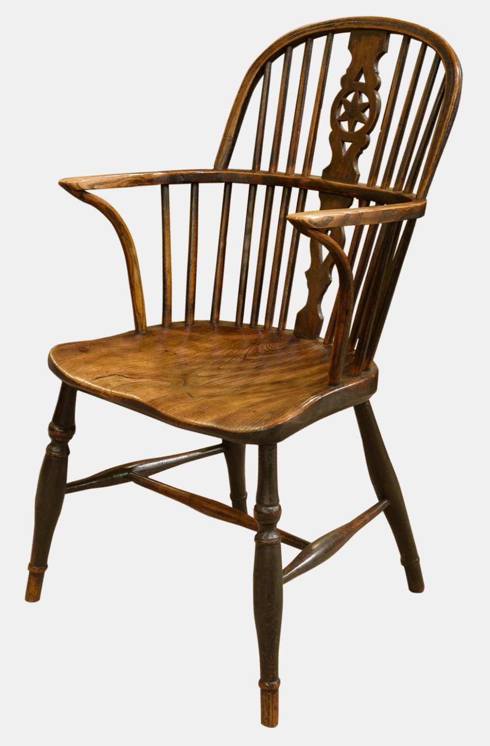 Late Georgian 'Star' Back Windsor Chair
