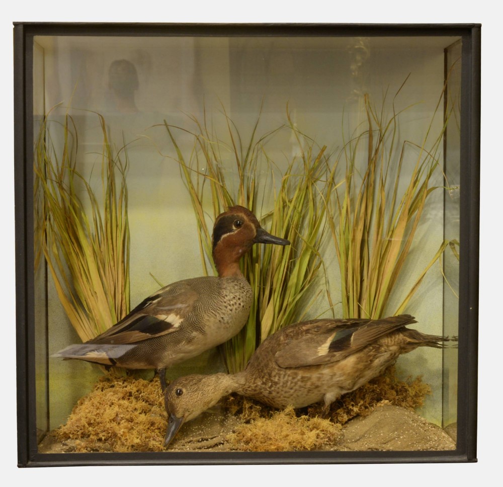 A Pair of Victorian Teal