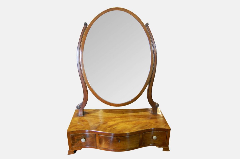 Three Drawer Dressing Mirror
