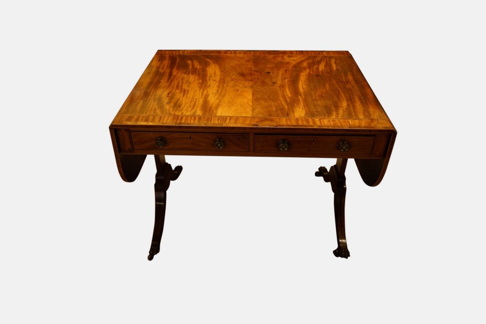 Geo III Mahogany Sofa Table