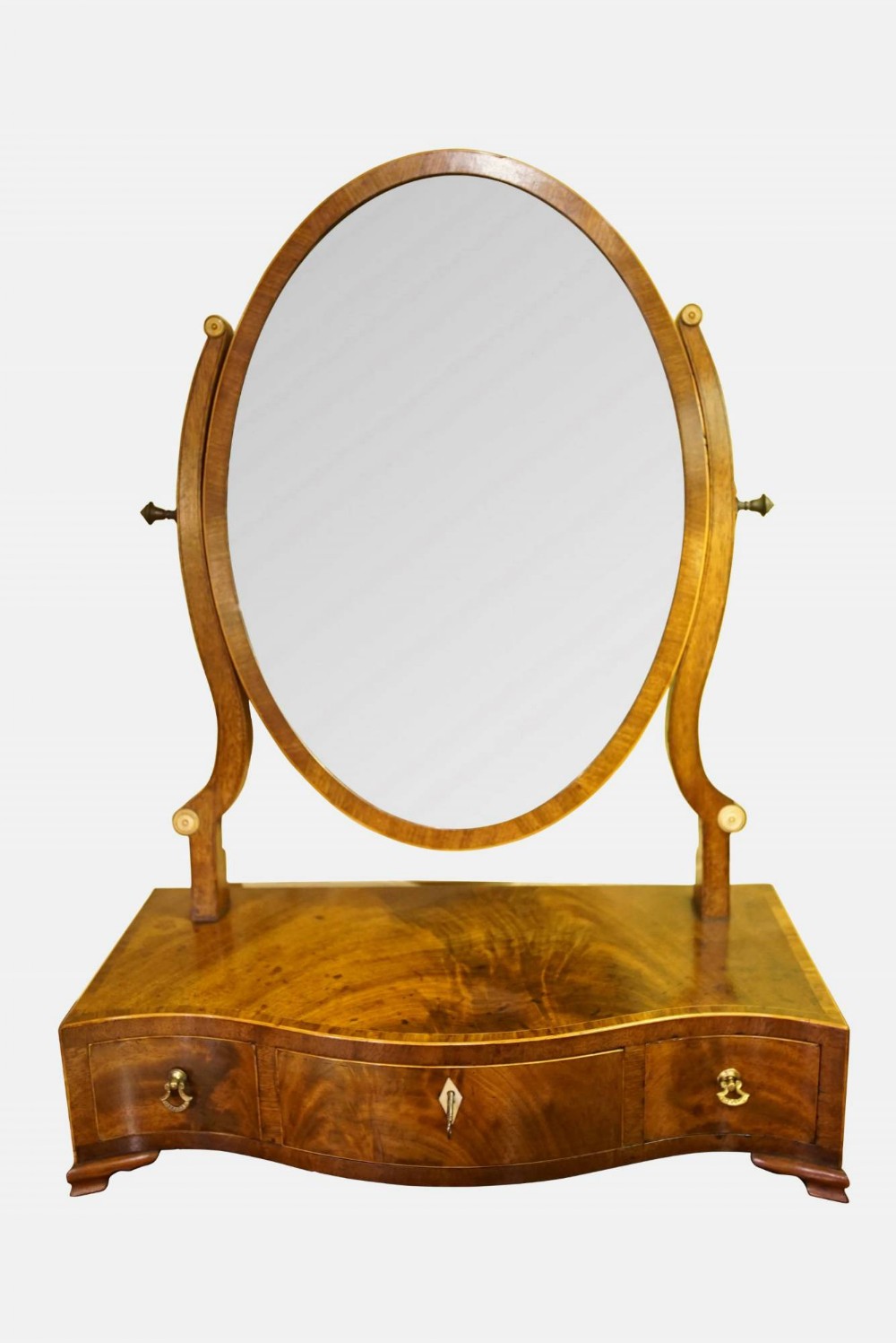 George III Mahogany Toilet Mirror