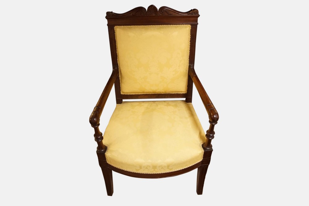 19thC French Carved Armchair