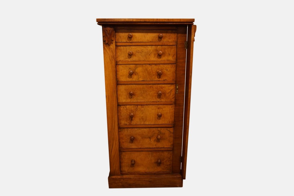 Victorian Walnut Wellington Chest