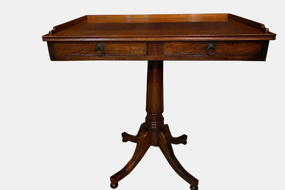 Regency Period 2 Drawer Side Table