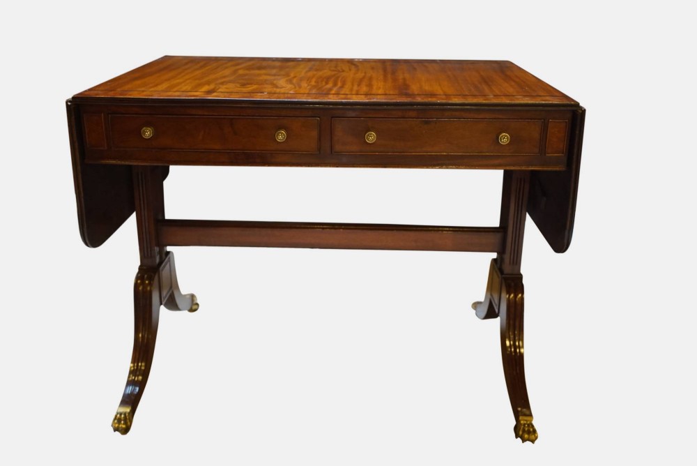 Regency Mahogany Sofa Table
