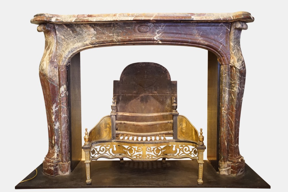 19thc French Marble Fireplace