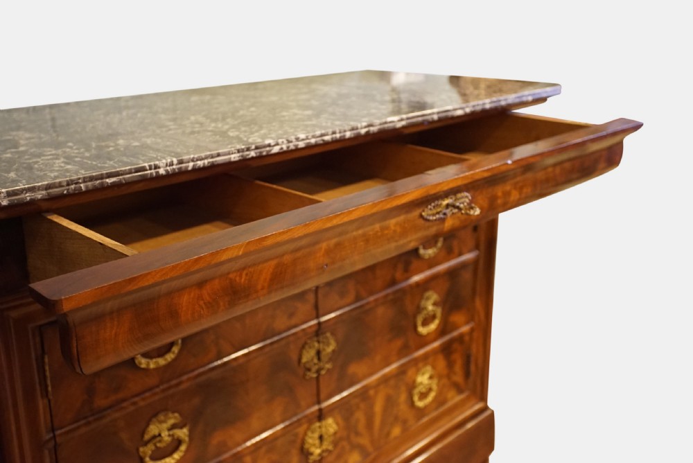 A Louis Phillipe Marble Top Chest View III