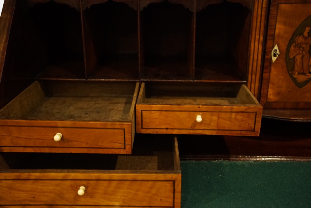 A George II Mahogany Bureau View IV