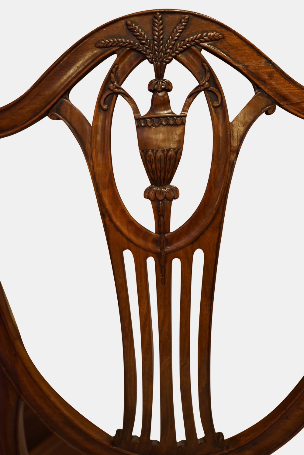 Hepplewhite Style Desk Chair View II