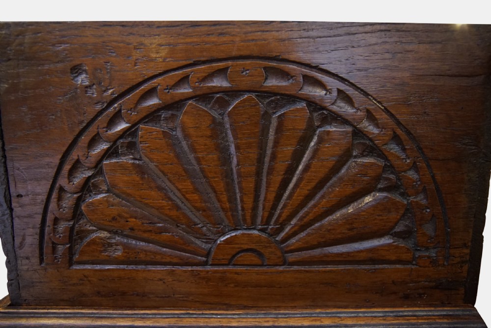 Carved Oak Bible Box View IV