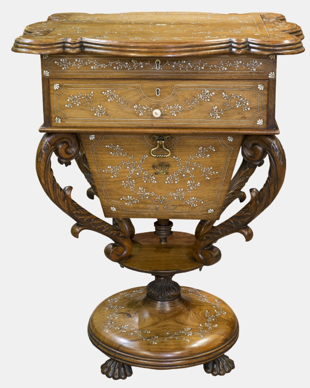 Anglo Indian Inlaid Work Table