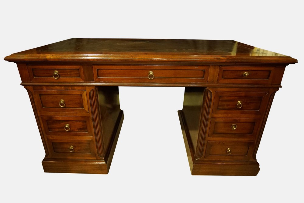 A French Pedestal Desk
