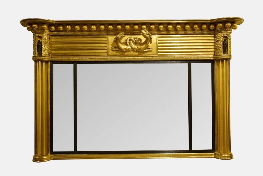Regency Overmantle Mirror