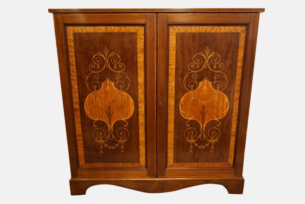 Mahogany and Marquetry Cabinet