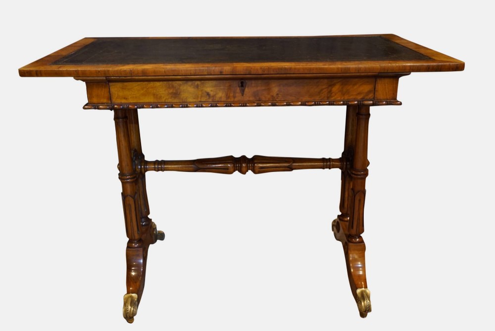 A Walnut Centre/Writing Table C1830