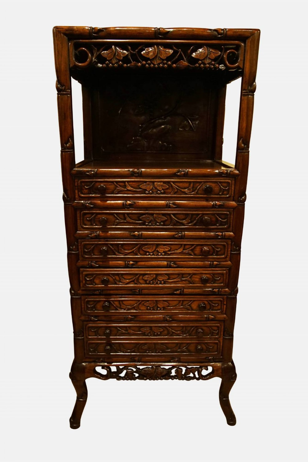 19thC Chinese Hardwood Cabinet 