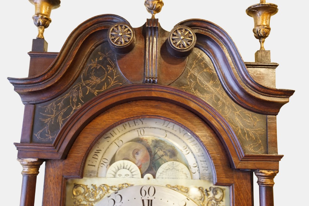 8 Day Longcase Clock by Edw. Shepley View V
