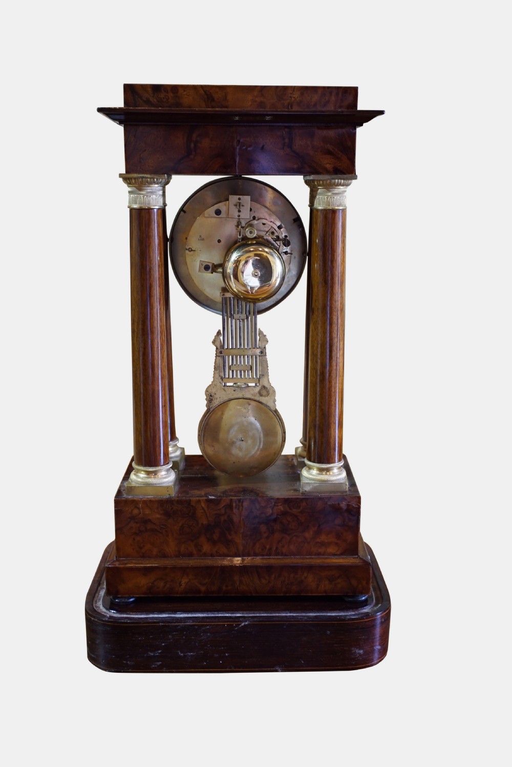 A Fine French Portico Clock View II