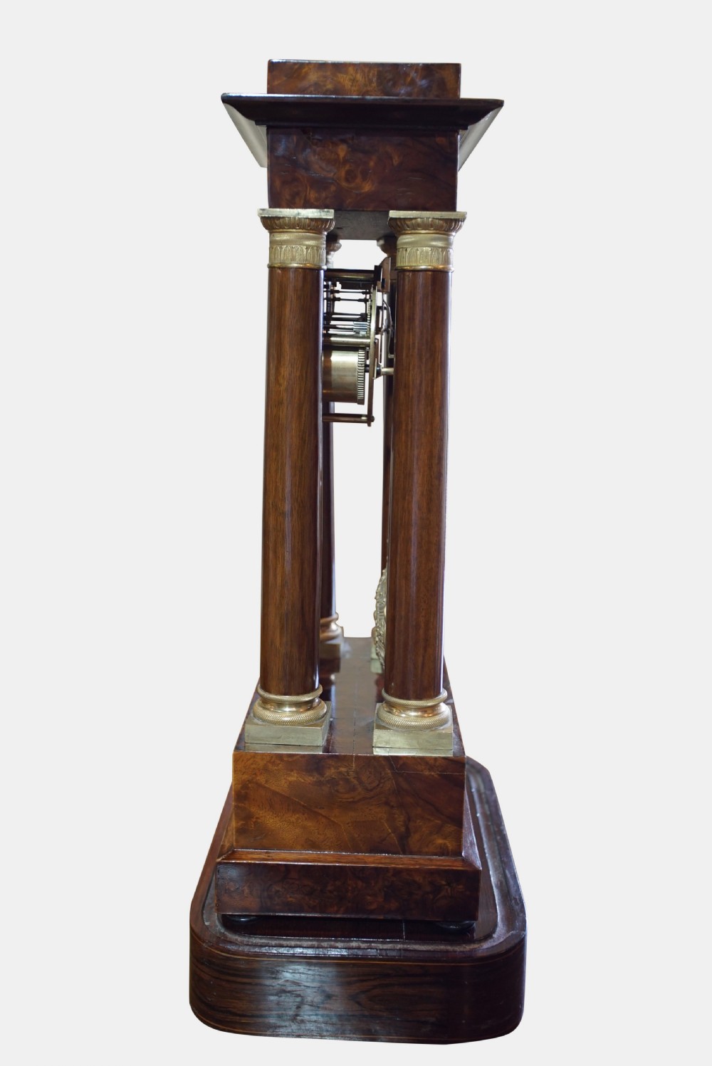 A Fine French Portico Clock View IV