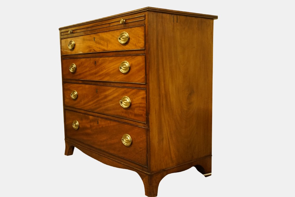 19thC Mahogany Chest of Drawers View II