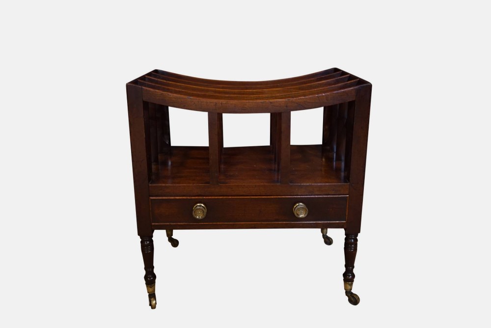 18thc Mahogany Canterbury