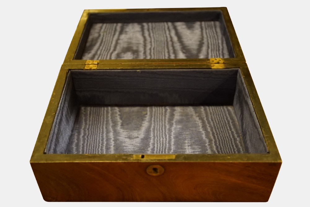19thC Mahogany Sewing Box View II