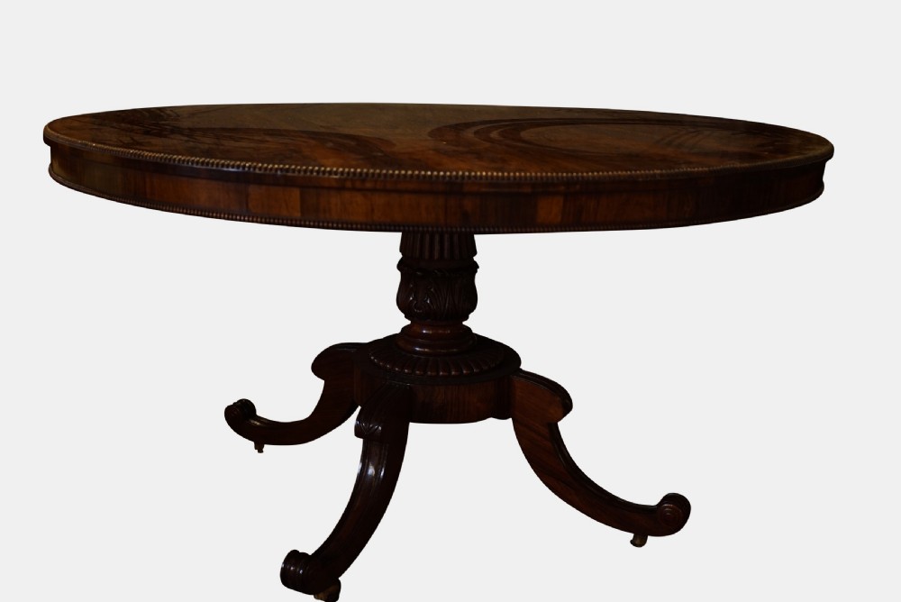 George IV Rosewood Circular Breakfast Table