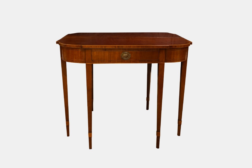 George III Mahogany Tea Table View IV