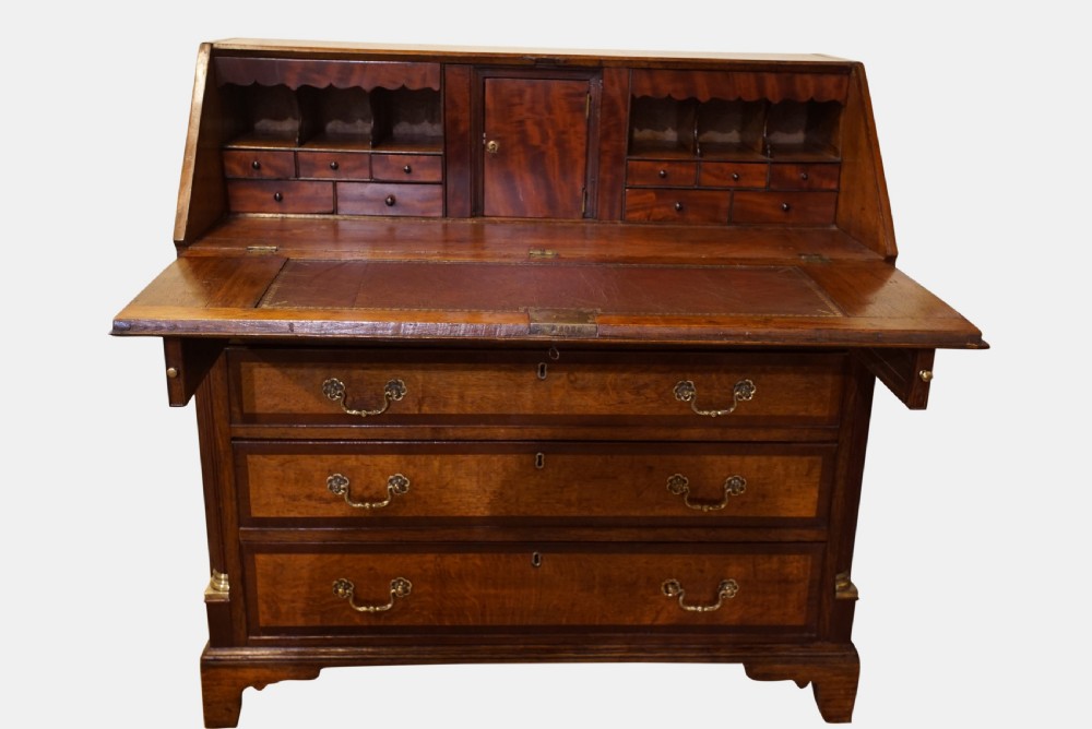 18thC Oak Bureau View III