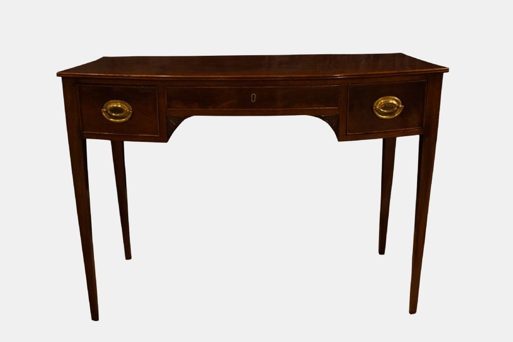 19th C Mahogany Bowfronted Table
