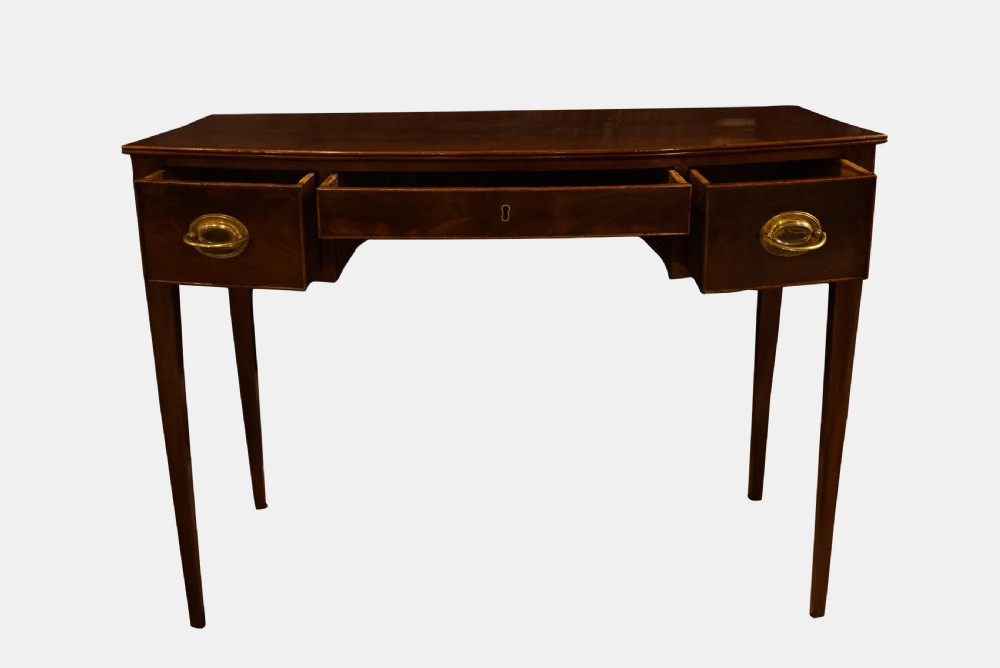 19th C Mahogany Bowfronted Table View II