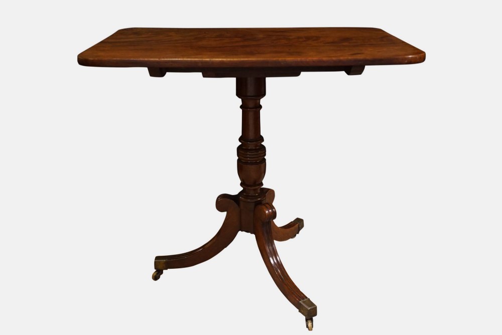Regency Cuban Mahogany Tripod Table