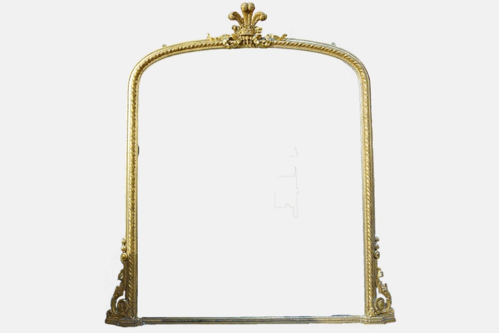 Large Carved and Gilt Mirror