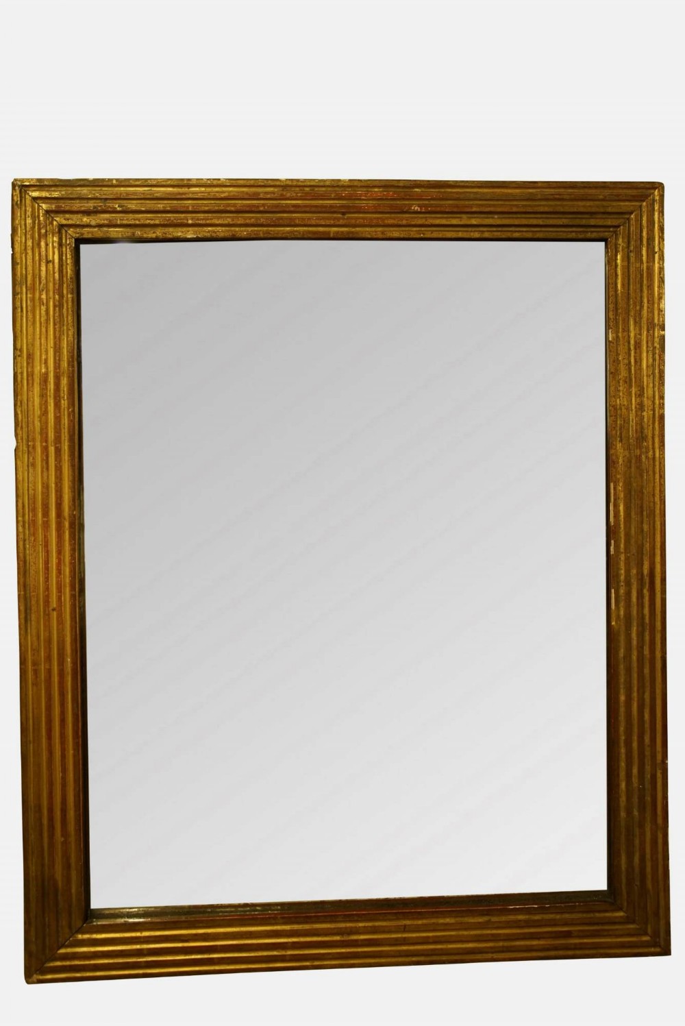 Antique French Reeded Mirror