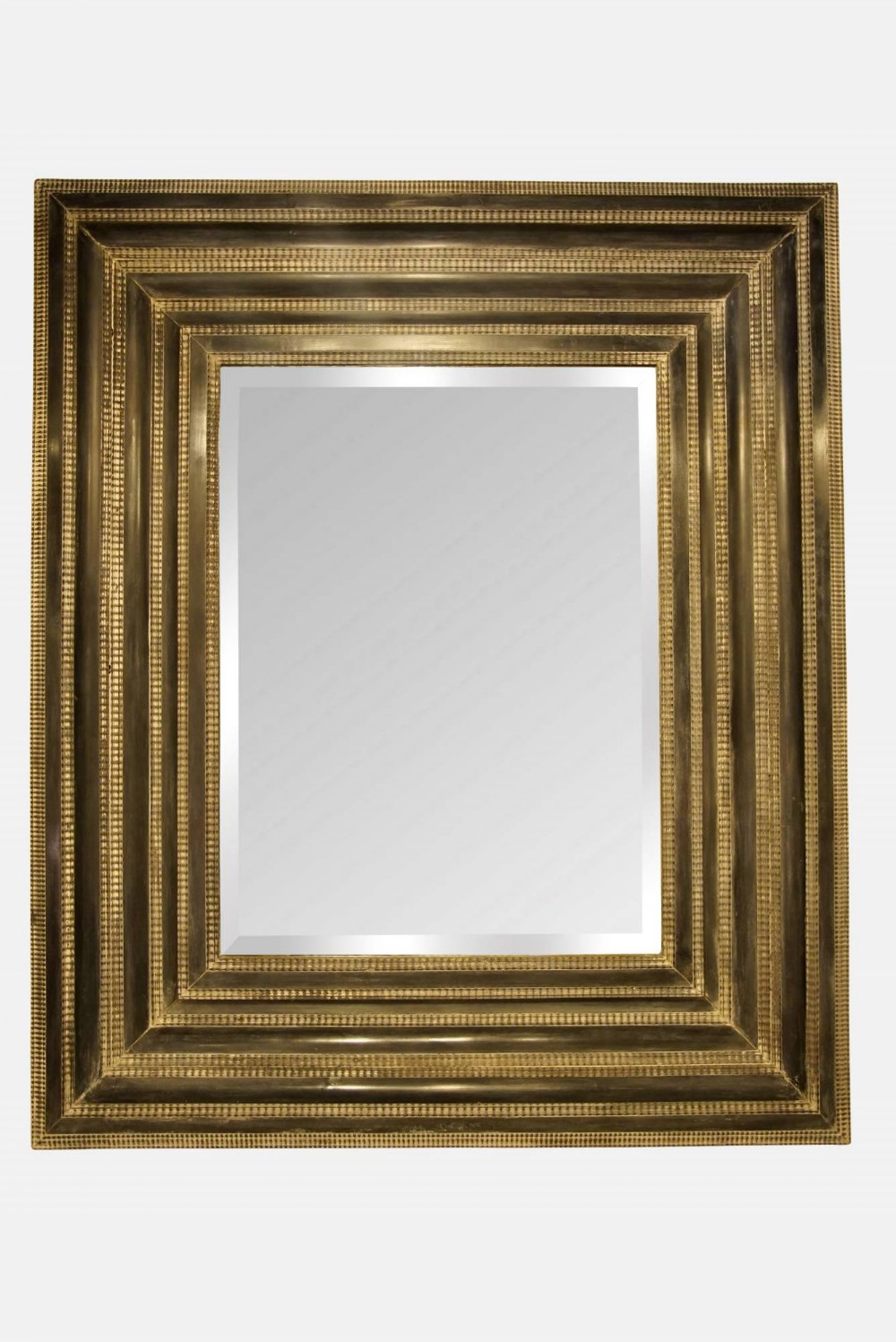 Antique Ebonised Mirror