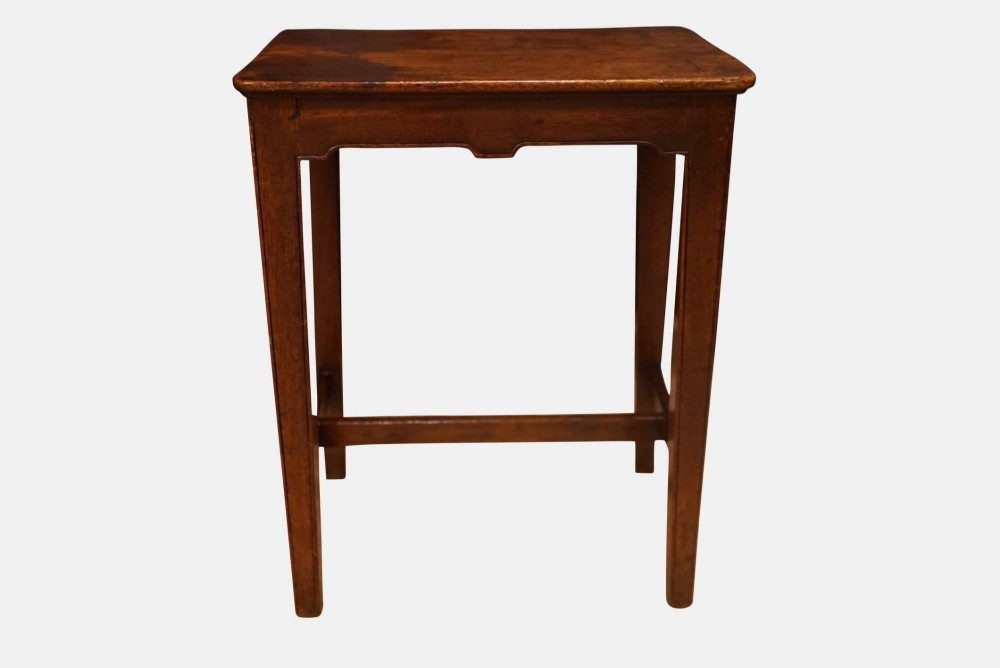 George III Small Mahogany Stool