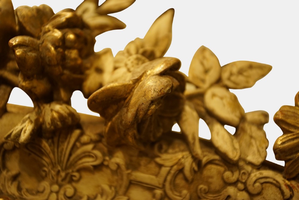 French Gilt & Gesso Mirror View III
