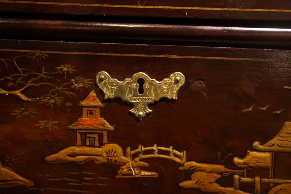 Early 18thC Lacquered Oak Chest of Drawers View VI