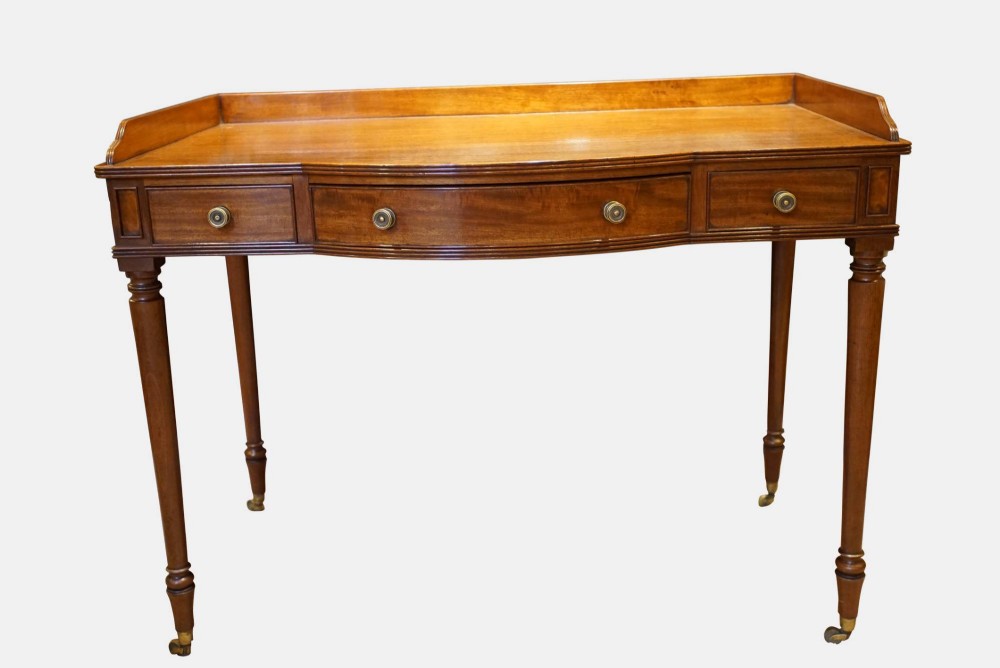 A 3 Drawer Mahogany Side Table