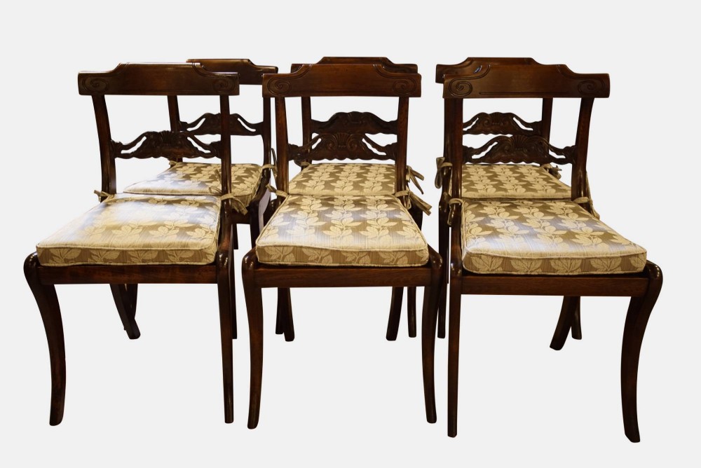 Set of Six William IV Period Dining Chairs