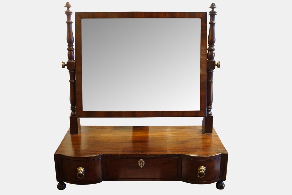 Regency Mahogany Framed Dressing Mirror
