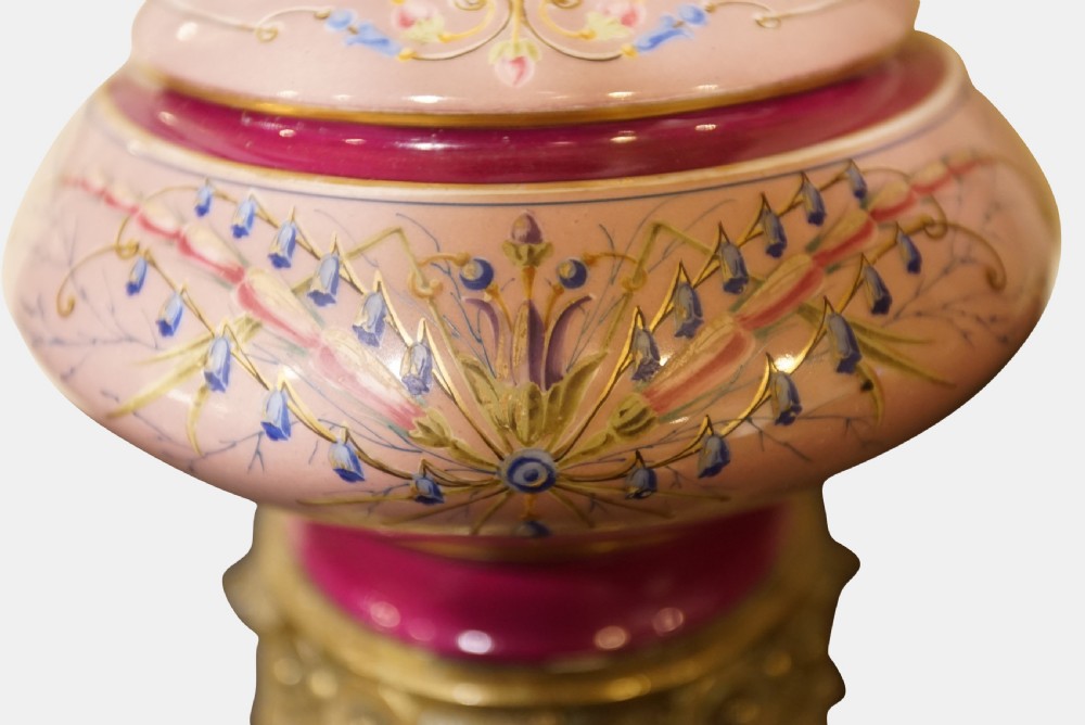 Pair of French Porcelain Table Lamps View IV