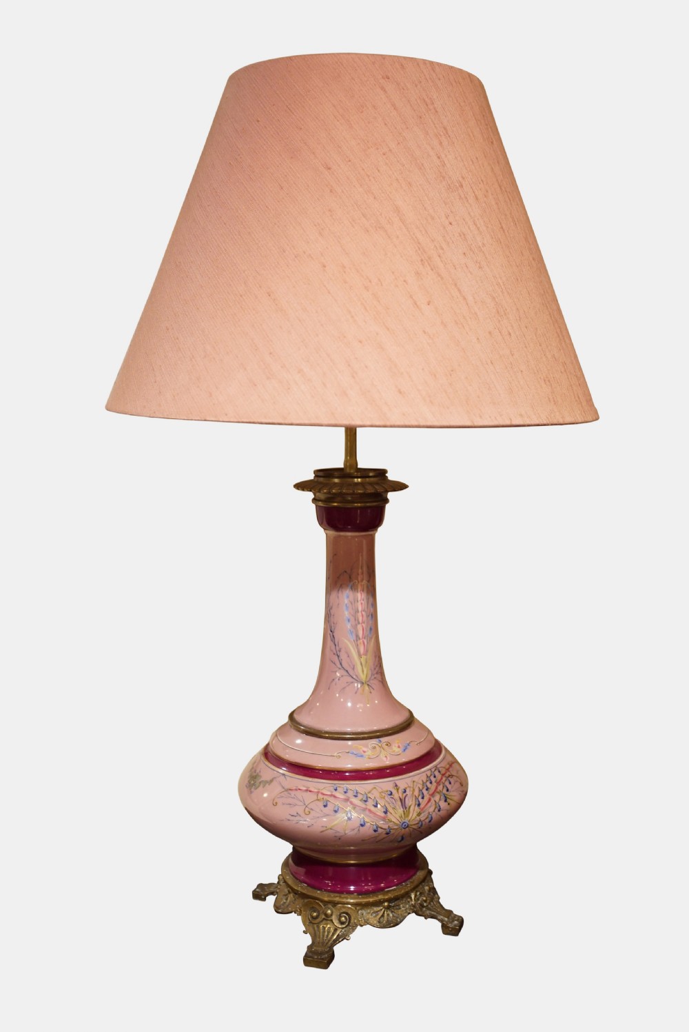 Pair of French Porcelain Table Lamps View V