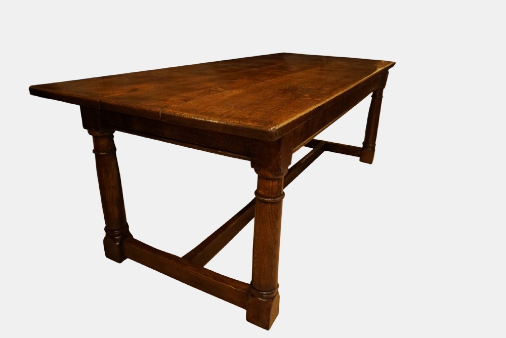 Oak Refectory Table C1900 View II
