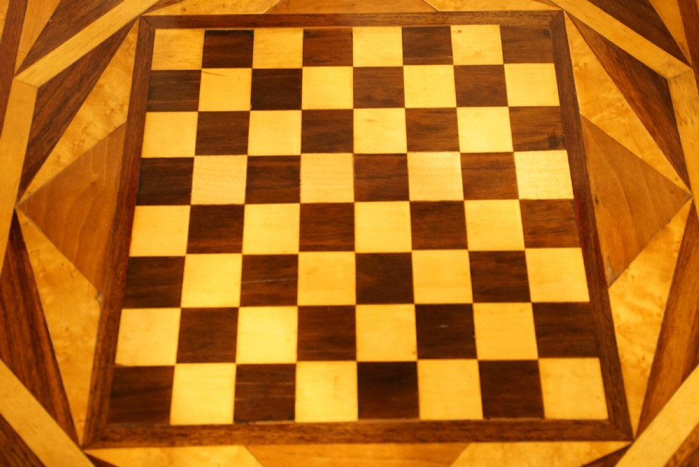 French Oak Games Table C1900 View II