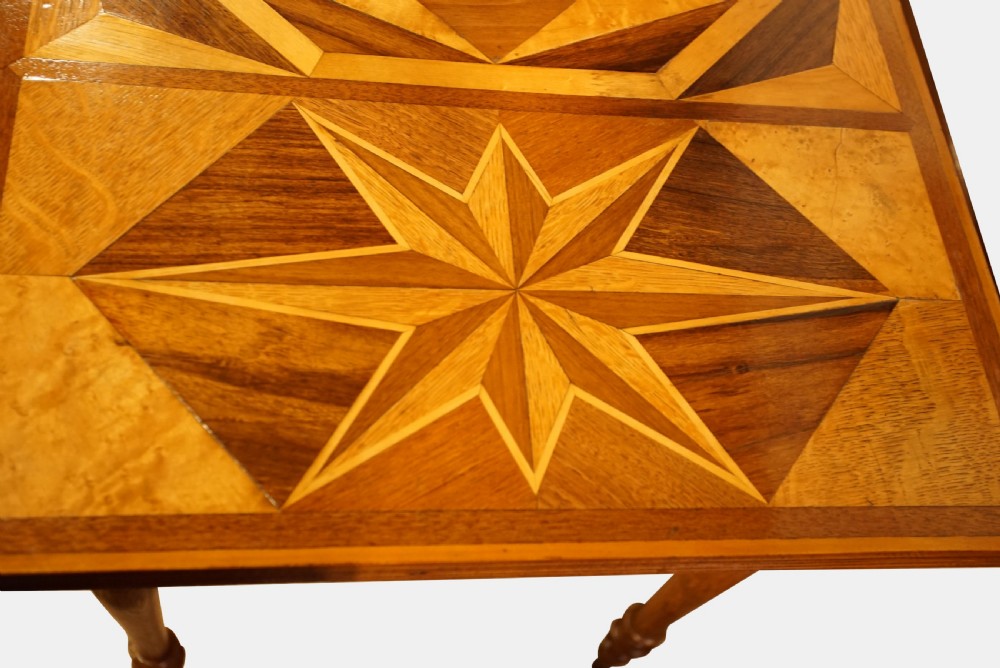 French Oak Games Table C1900 View III